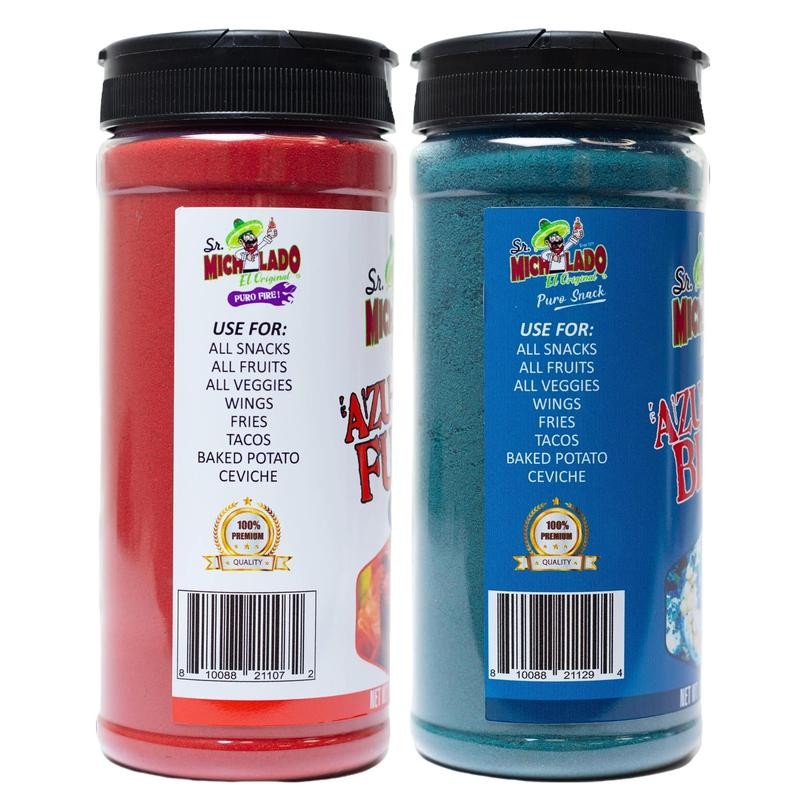 Azu-Mecha COMBO Furia & Blue Snack Sesonings - Sr. Michelado