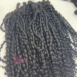 Wholesale Factory Hair Price Burmese Curly Bundles Vendor Unprocessed Deep Raw Burmese Curly Vietnamese Human Hair for Womencolor: 1pcs bundle Natural wave, Stretched Length: 22"