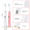 VANTREEGAO Electric Toothbrush 2 Pack, Travel Electric Toothbrush for Adult