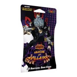 My Hero Academia Collectible Card Game Set 4: League of Villains Booster Pack - Individual Expansion Pack with 10 Additional Game Cards