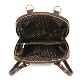 CHALA Convertible Backpack Purse - Women Convertible Shoulder Purse with Adjustable Strap - Owl A- Taupe