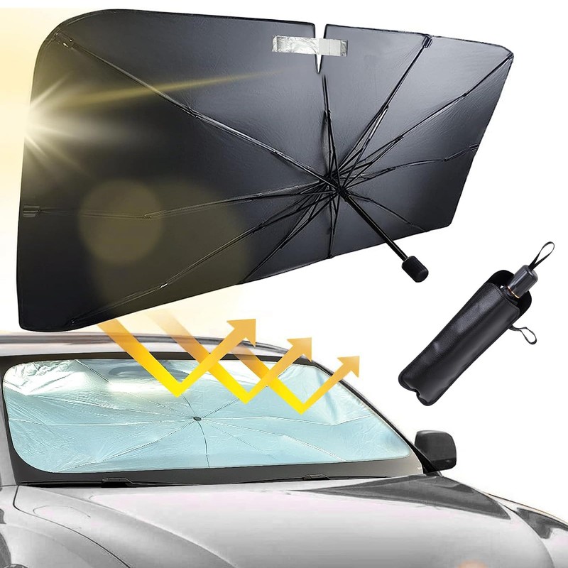 GOOLEESION 2023 Car Sunshade, Car Sun Shade, Car Front Shield,