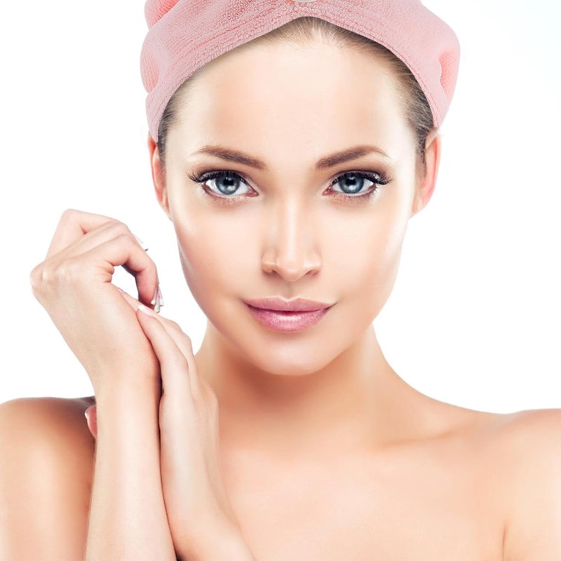 TEHAUX Toalla de Microfibra Gorro para Secar Cabello Largo para