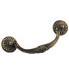 MuDuJia 4-Pack 4.5" C-C Vintage Look Antique Bronze Bail Drawer