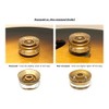 Vintage Forge Cream Speed Knobs Compatible with Epiphone Les Paul
