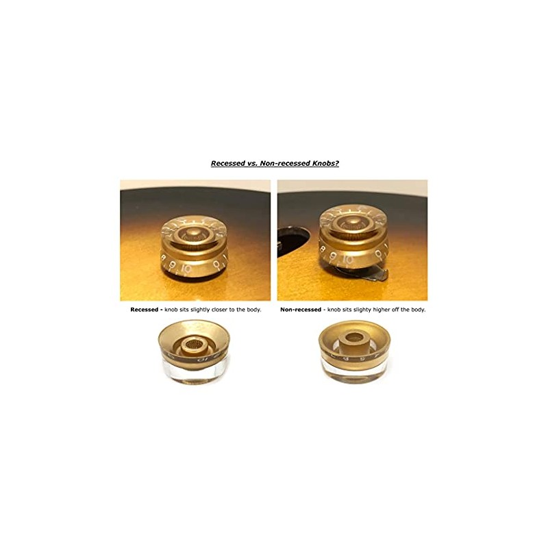 Vintage Forge Cream Speed Knobs Compatible with Epiphone Les Paul