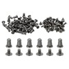 PATIKIL 4mm Leather Rivets, 100 Sets Round Button Head Studs