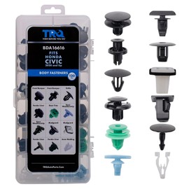 TRQ 120 Piece Kit Bumper Trim Clip, Retainer, Fastener Compatible with 2020-2023 Honda Civic