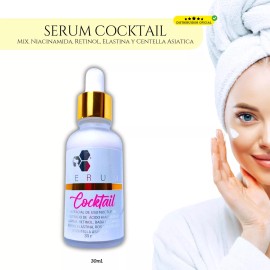 Bena Belleza Natural Suero Colágeno Niacinamida Hialurónico Retinol Elastina 30ml