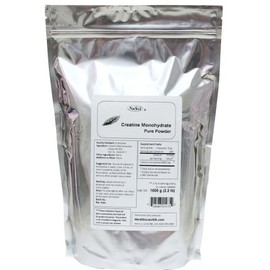 NuSci 100% Pure Creatine Monohydrate Crystalline Powder 80 mesh 1000 Grams (2.2 lb)
