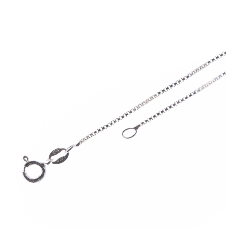 Two Tone 'Corbula' Silver Necklace 'Tao', Metal, No Gemstone