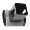 HitchCover Christian Cross 3d Chrome Emblem on Black Trailer Metal