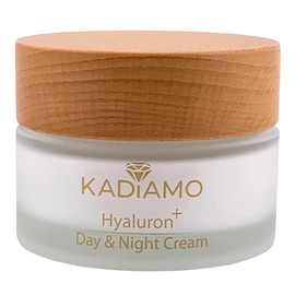 KADIAMO Hyaluron+ Day & Night Cream 50 ml Intensive Day Cream Night Cream Hyaluronic Acid Complex Avocado Oil and Squalane Moisturising Care Cream