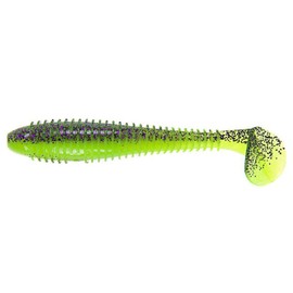 Keitech Swing Impact Fat 6.8 Inch Purple Chartreuse (BA Edition)