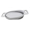 SAMMART 5L (1.3 gallon) Over The Sink Oval Colander (1,