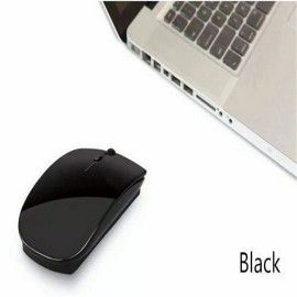 Unbranded 2.4G Ultra-Thin Wireless Mouse Scroll USB Optical Mice For Computer Laptop PC BK