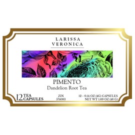 Pimento Dandelion Root Tea (Single Serve K-Cup Pods) (12 pods, ZIN: 574083)