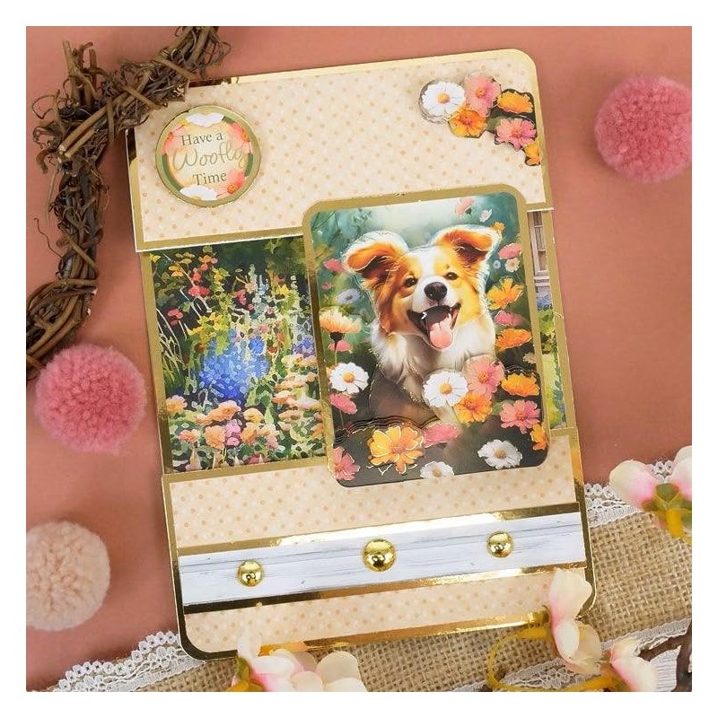 Hunkydory - 32 A4 White Decoupage Topper Sheets (8 Designs,