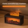 Fireplace Flame Aroma Oil Diffuser Humidifier Timer for Home Bedroom