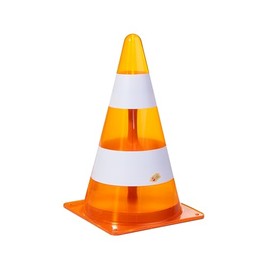 Rolly Toys rollyPylone Lighted (Pylons with Light, Traffic Cone, Traffic Cone, Warning Cone, Traffic Cone) 408825, Orange