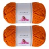 Utopia Crafts Cuddle Super Chunky Chenille Soft Yarn for Knitting