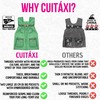 Cuitáxi Traditional Mexican apron for women with pockets beautiful flower