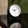 Karlsson [DL] Alarm Clock Calm Metal Black