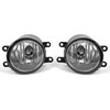 HECASA Front Fog Light W/Bezel Compatible with 2011-2013 Toyota Corolla