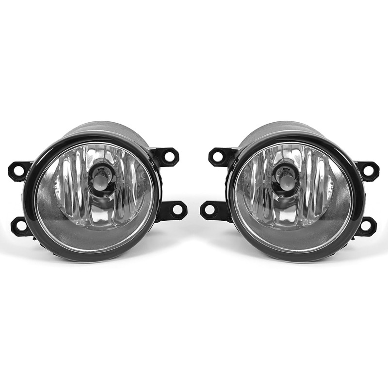 HECASA Front Fog Light W/Bezel Compatible with 2011-2013 Toyota Corolla