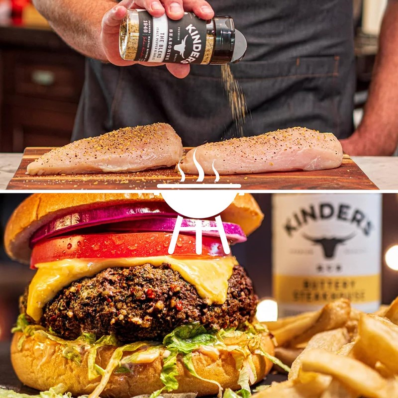 Kinders BBQ Rub Seasoning 3 PK Bundle (16.7 oz) Prime