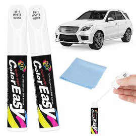 Cutiolly Lackstift,2pcs Auto Lackstift,Auto Reparatur Lack,Auto Pinsel,Lack Reparatur,Auto Kratzer Reparatur Stift,Kratzer Entferner,Lackstift Auto Lack Reparatur für Auto Kratzer Reparatur,Weiß