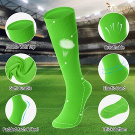JASGOOD Baseball Socks and Belt for Youth Adult Softball Socks Combo Elastic Waist Belt for Men Men Women, Green