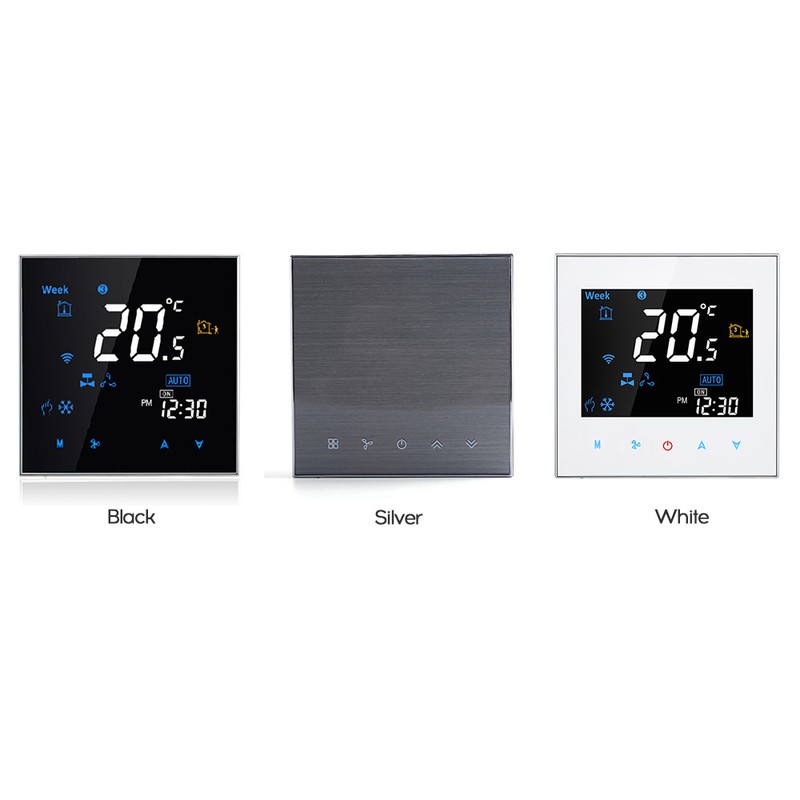 Four Pipe Wifi Voice Intelligent Room Thermostat Digital Programmable Temperature