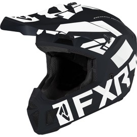 FXR Clutch Evo LE Helmet 2022 (Black/White - 2X-Large)
