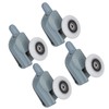4Pcs Shower Door Rollers Designed for Use on 5/6mm Glass