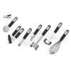 FACKELMANN 25759 Pizzaschneider 18 cm Sense, Pizzaroller aus rostfreien Edelstahl