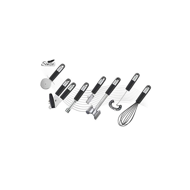 FACKELMANN 25759 Pizzaschneider 18 cm Sense, Pizzaroller aus rostfreien Edelstahl