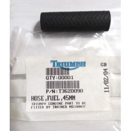 Triumph Speed Triple Fuel Hose 45MM NOS T3620090 (L-5144)