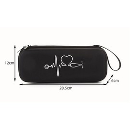 DIFEIUKI Pen Light Case, Hard 4 Penlight Pouch, Inner Pocket, Lightweight, Waterproof, Shockproof, Glow Pen Storage Bag, Convenient to Carry, For Live Events, Concerts, Invitations, Goods, Black