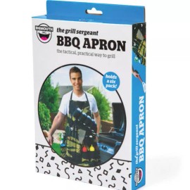 Big Mouth The Grill Sergeant BBQ Apron CAMOUFLAGE 6 Pack Holder Father's Day BMNY-0007