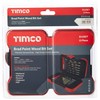 TIMCO Brad Point Wood Bit Set - Suitable on Hardwood,