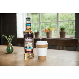 Upouria Sugar Free French Vanilla Coffee Syrup Flavoring, 100% Vegan, Gluten Free, Kosher, Keto, 750 mL Bottle - Pump Sold Separately