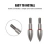 BDKMMS Archery Field Points, 5Pcs 100/150/200/250/300/350 Grains Stainless Steel Archery