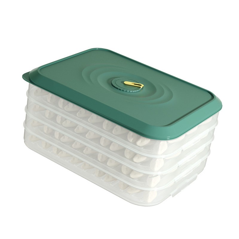 Dumpling Storage Box Multi Layer Excellent Sealing Dumpling Food Container