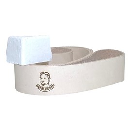 TAMROD HOLDINGS LLC 1" x 42" Leather Honing & Polishing Belt - Buffing Compound Included
