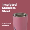 Owala SmoothSip Slider Insulated Stainless Steel Coffee Tumbler, Reusable Ice