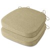 AddGrace Anti Slip Kitchen Chair Cushions D-Shape Dining Chair Pads