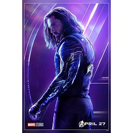 Lost Posters Rare Poster Thick Bucky Barnes/White Wolf The Avengers: Infinity war 2018 Sebastian Stan Reprint #'d/100!! 12x18