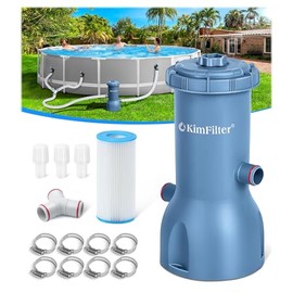 KimFilter Pro Series 1000 GPH Above Ground Pool Filter Pump