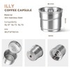 RECAFIMIL Reusable ILLY Coffee Pods Compatible Refillable Stainless Steel Coffee